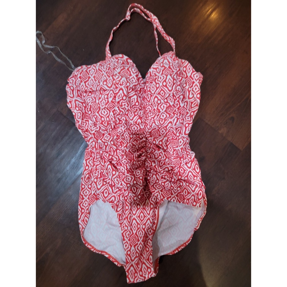 Jones New York Halter/Strapless Tummy Smoothing Convertible One‎ Pc Swimsuit 16